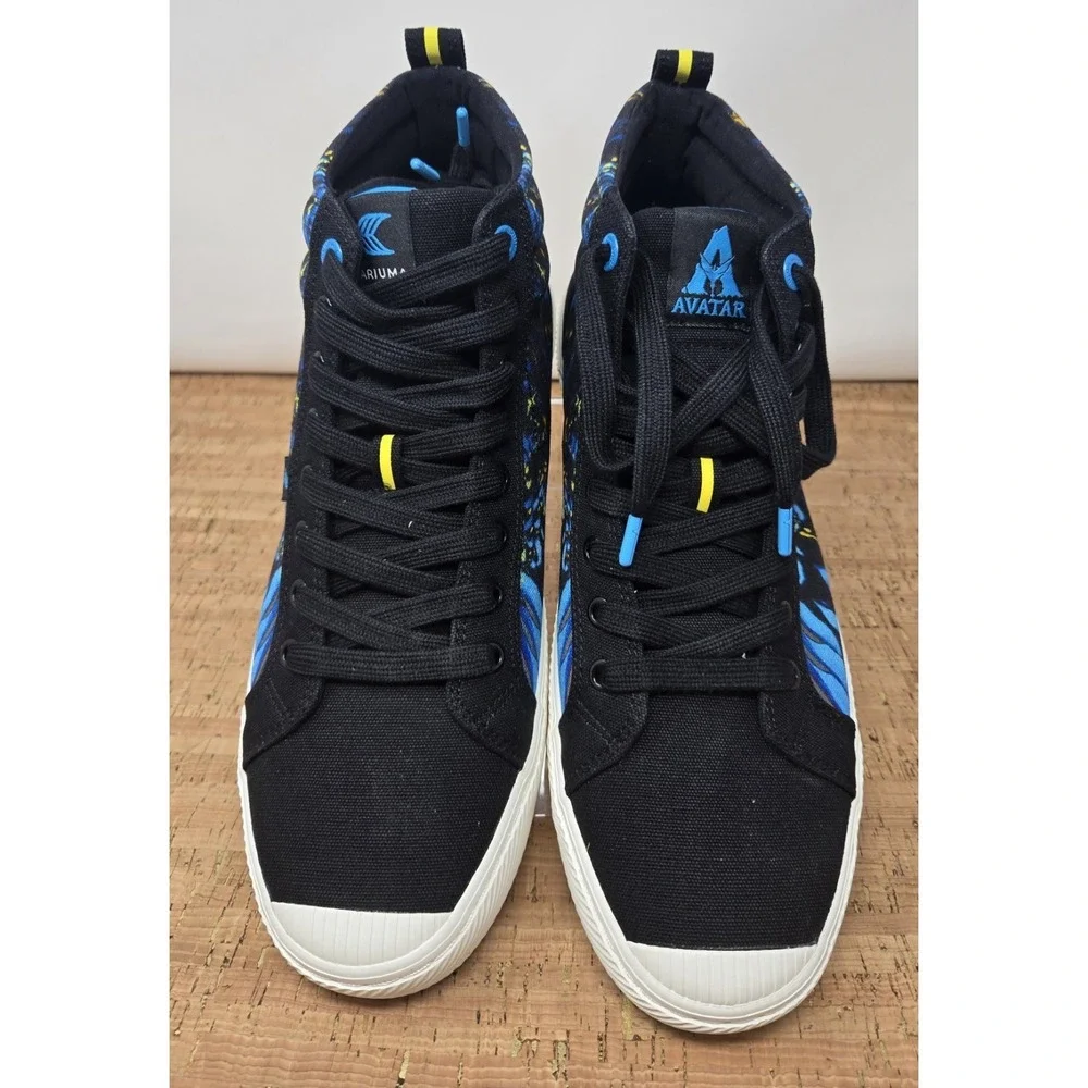 Cariuma OCA High Avatar Banshee Shoes Womens 13 Mens 11.5  Black Canvas Sneakers